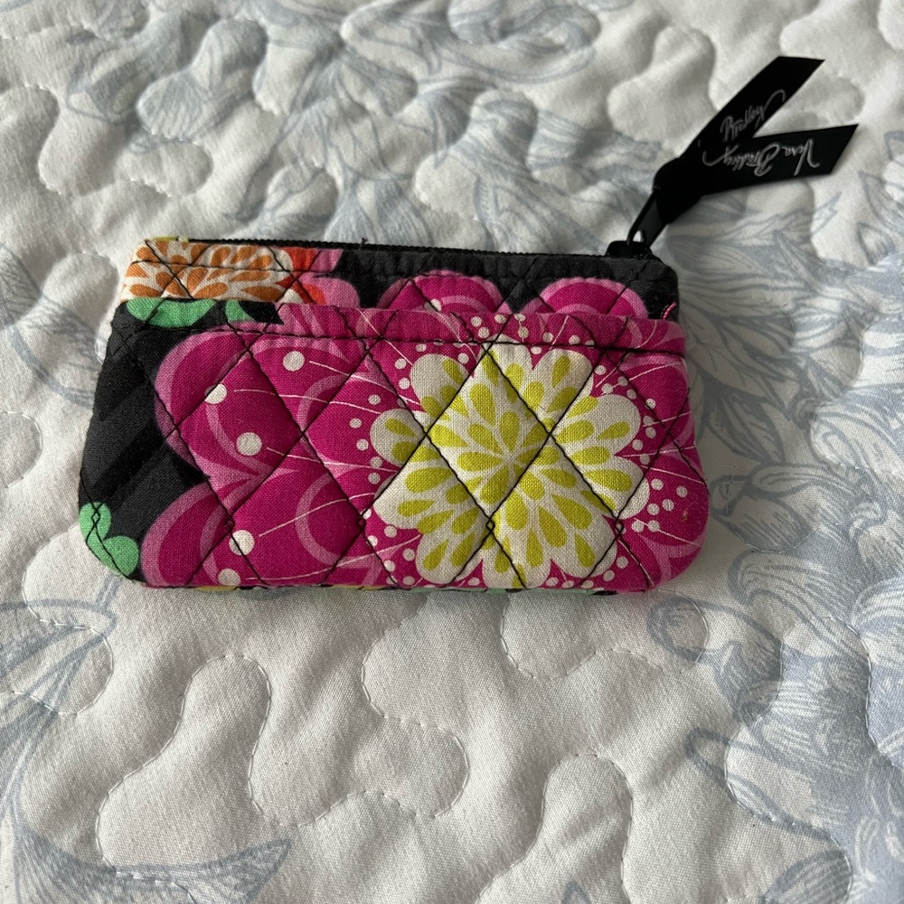 Vera Bradley coin, credit card, ID holder